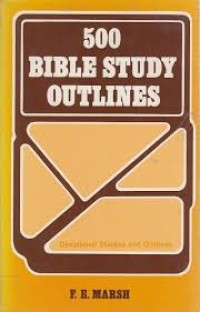 Image of 500 Bible Study Outlines