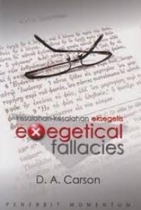 Image of Exegetical Fallacies = Kesalahan-kesalahan Eksegetis